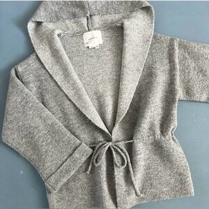 EUC Anthropologie Gray Cardigan Hoodie